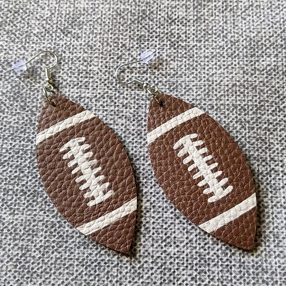 Football Drop Earrings